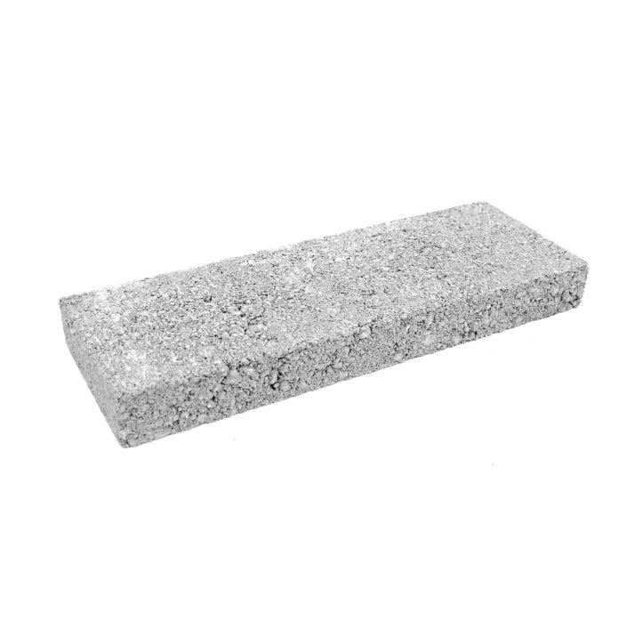 6" X 2" X 16" Precision Block Cap - Grey - Elliott Block Company